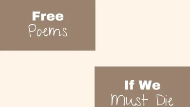 If We Must Die Poem
