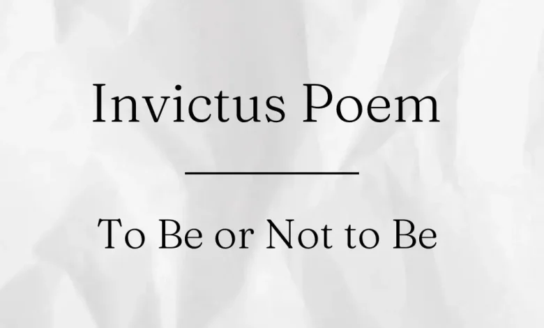 Invictus Poem